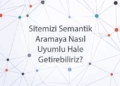 Sitemizi Semantik Aramaya Nasıl Uyumlu Hale Getirebiliriz