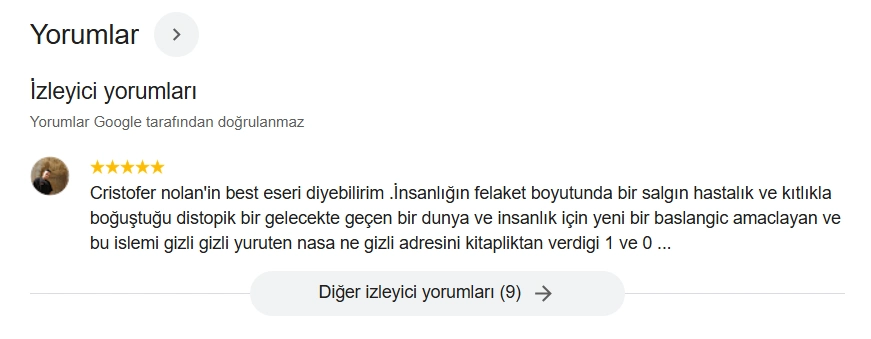 Yorum Yapısal Veri