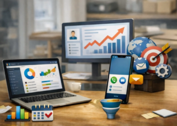 Veri Analizi Ekranlarının Bulunduğu Ofis Masası